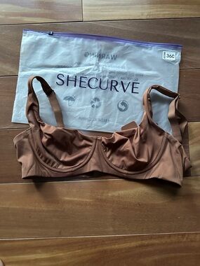 NIP SHECURVE Bra in Warm Brown 36C Minimizer